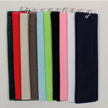 Tri Fold Velour Towel