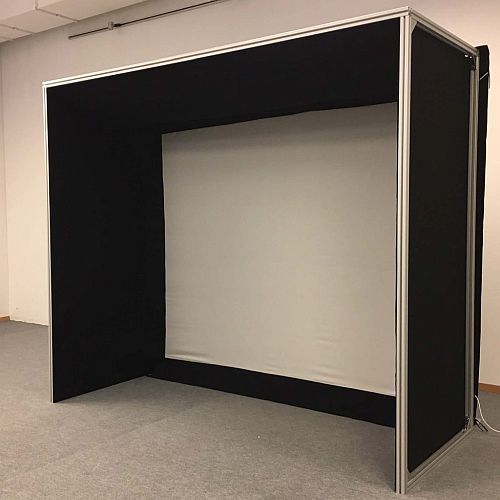 Projekční a záchytný systém na golfový simulátor GSK Basic-1