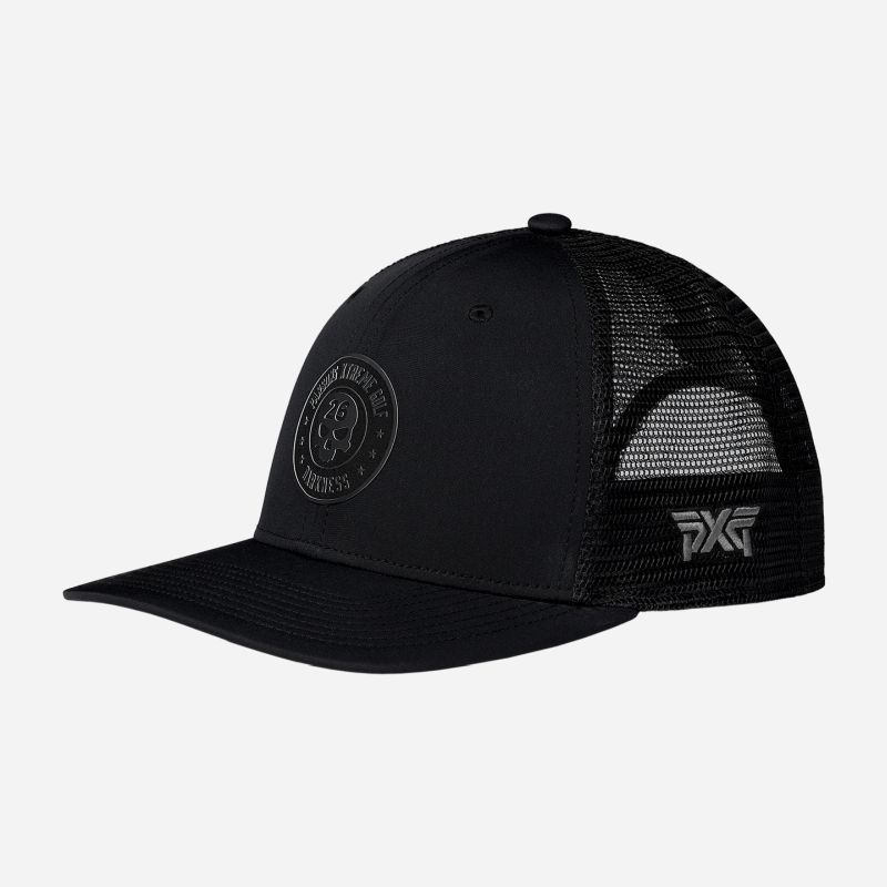 PXG Darkness 6 Panel Trucker Patch Snapback-0