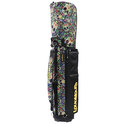 Loudmouth Cart Bag Mosaic Skull