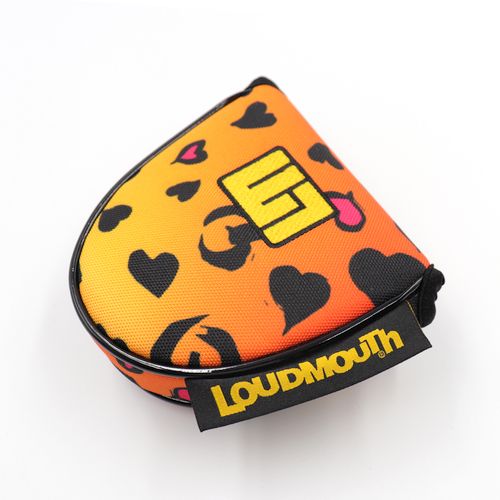Loudmouth Mallet Putter Cover 2024 Cheetah Hearts (PE)