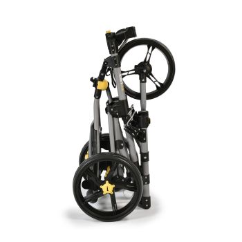 iCart One - 3 Wheel Push Trolley Black/Grey-1