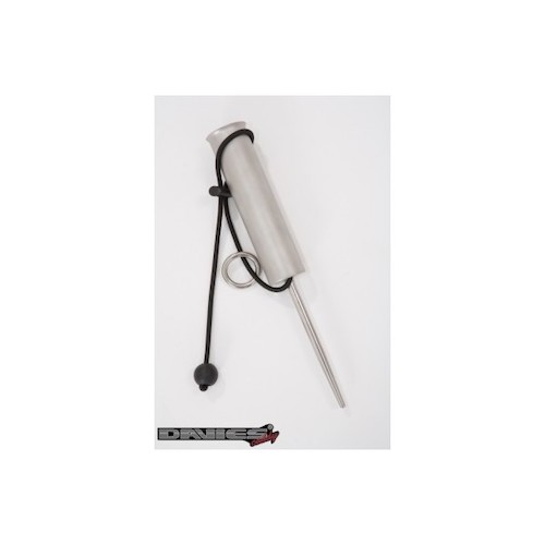 Davies Caddy Umbrella Holder Compact Brush Silver