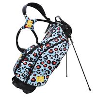 Loudmouth Stand Bag NEW Neon Cheetah Blue